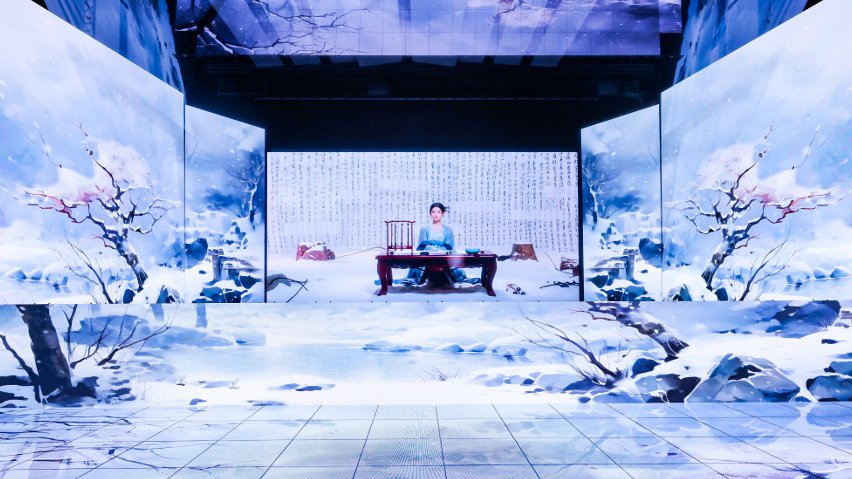 網(wǎng)易云音樂與小冰公司推出虛擬歌手陳水若演唱《風(fēng)雪千千》。主辦方供圖